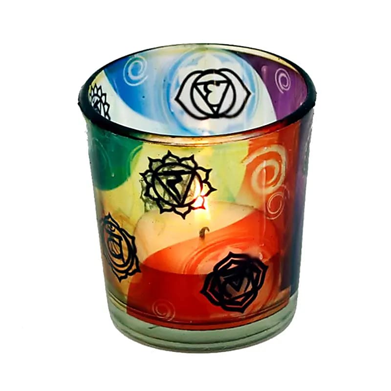 7 Chakras tealight holder